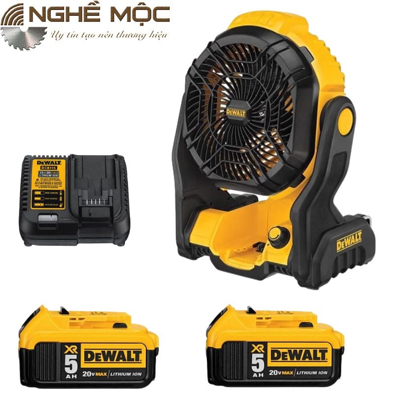 COMBO QUẠT PIN DEWALT DCE512P2