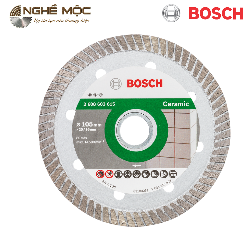 Lưỡi cắt gạch Ceramic Bosch Fast Speed mã 2608603615