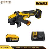 Máy mài góc pin Dewalt DCG409N