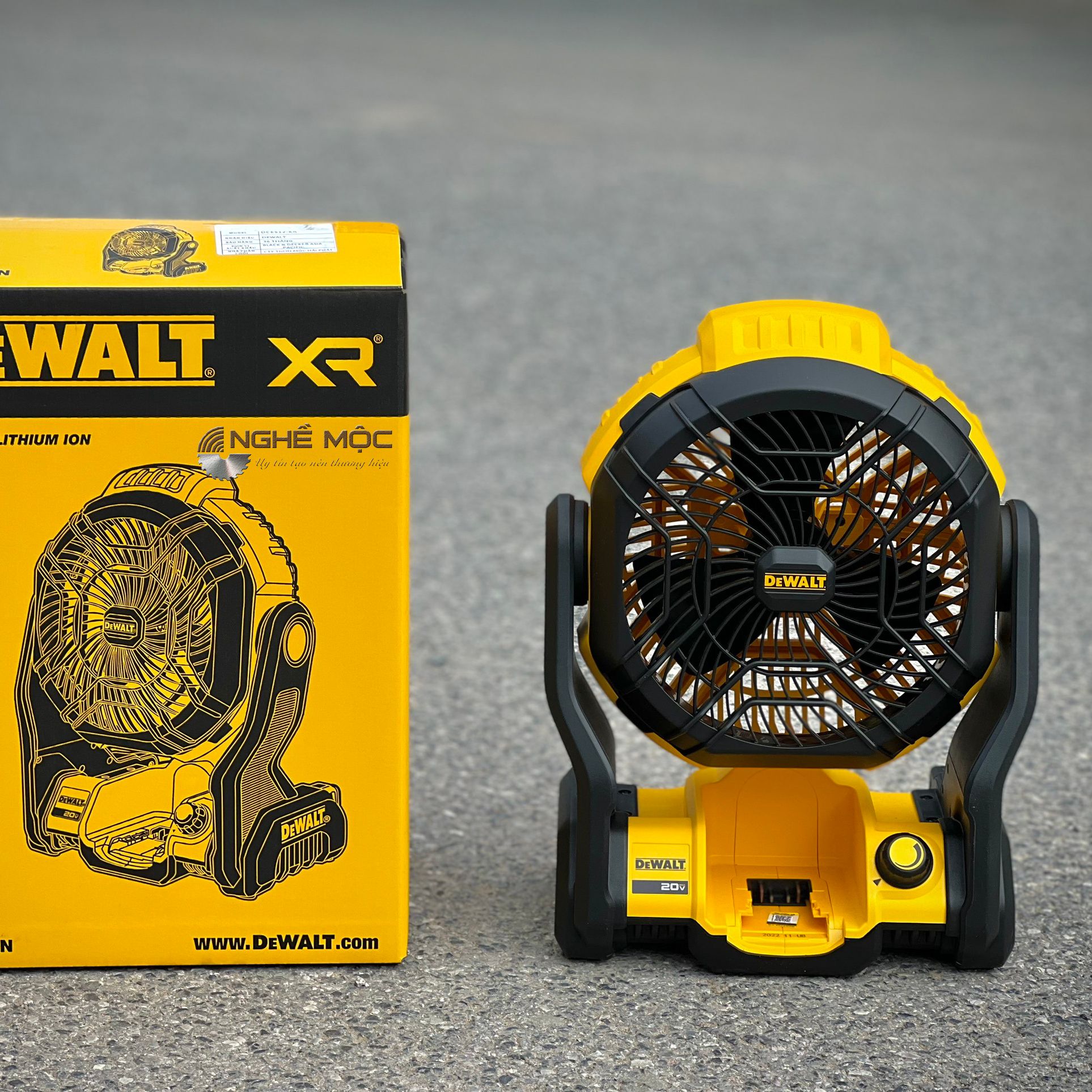 QUẠT PIN DEWALT DCE512P2