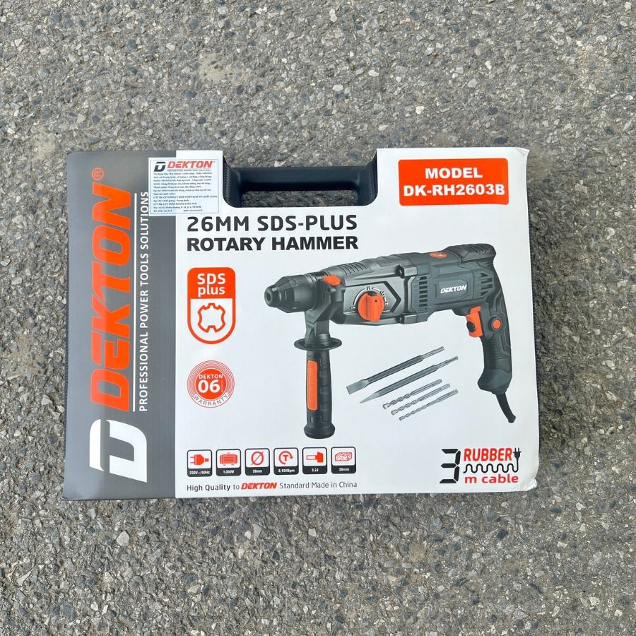 Máy Khoan Bê Tông Dekton DK-RH2603B