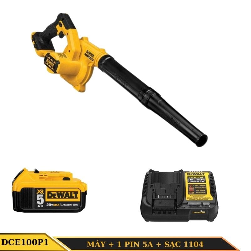 Máy thổi hơi cầm tay 18v Dewalt DCE100N