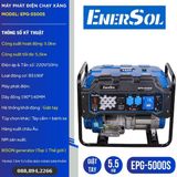 Máy Phát Điện Enersol Chạy Xăng 5.5Kw EPG-5500S