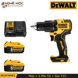 Máy khoan cầm tay 18V Dewalt DCD709N