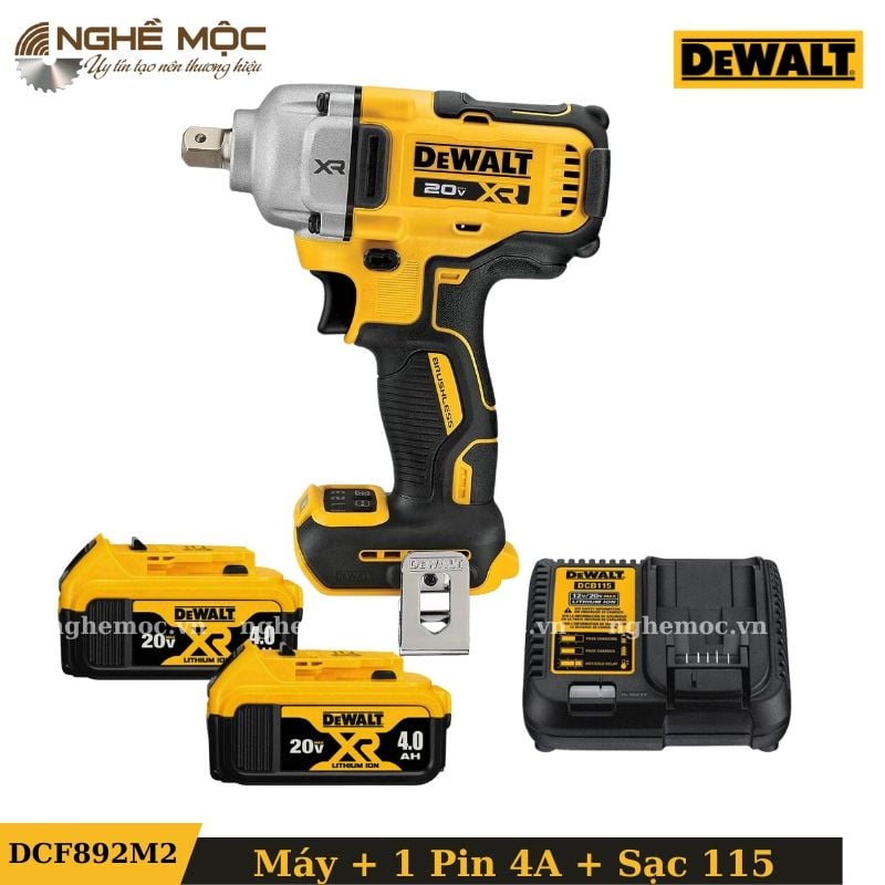 Máy siết bu lông dùng pin Dewalt DCF892