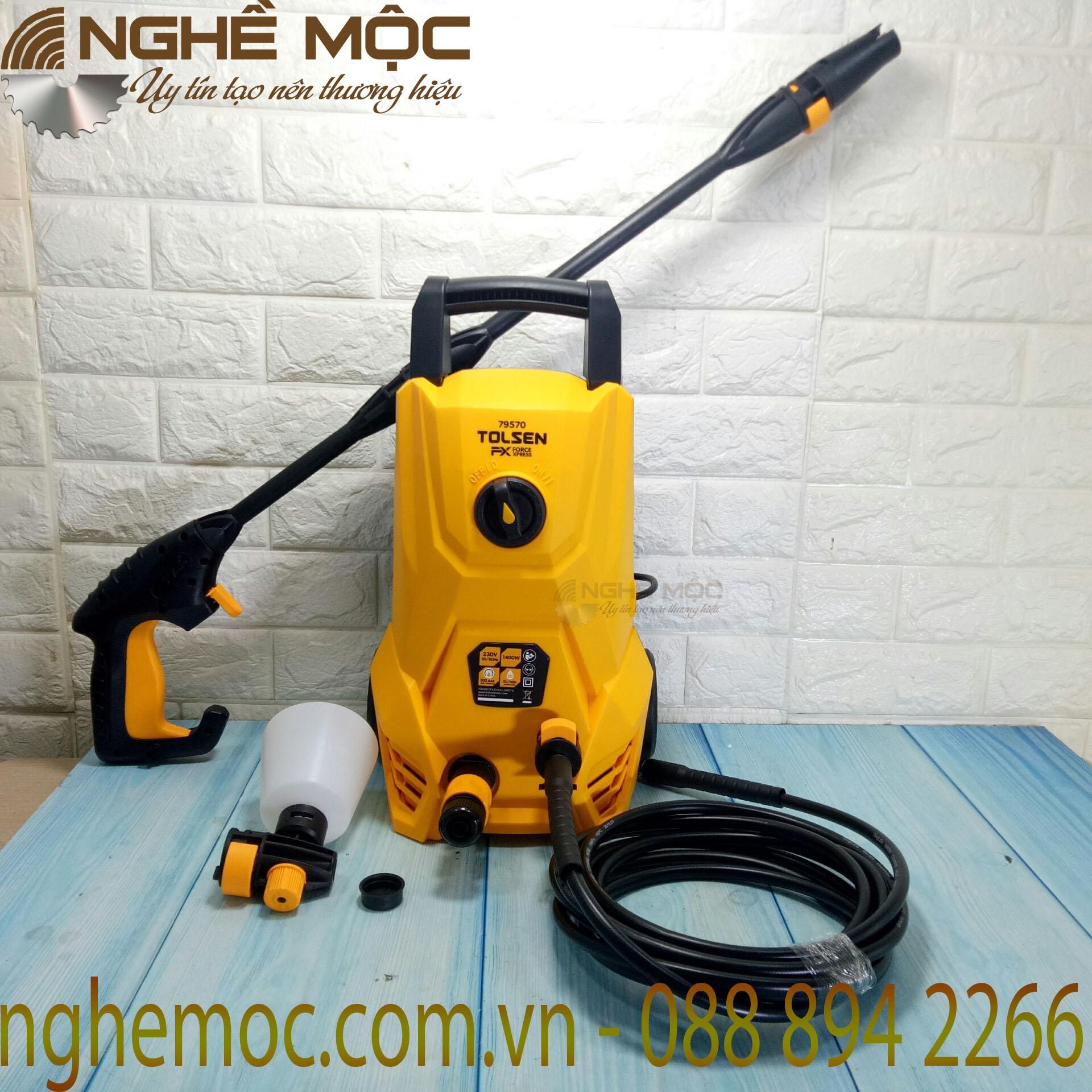 Máy xịt rửa xe 1400W TOLSEN 79570