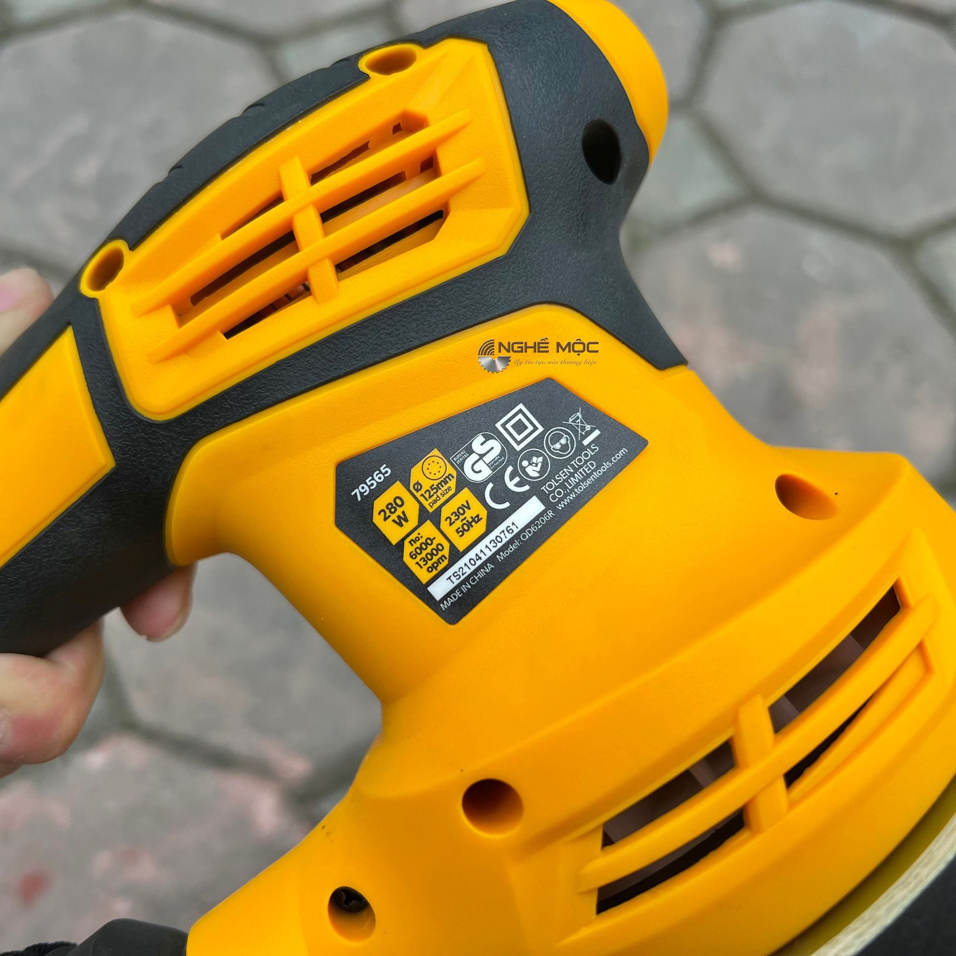 Máy chà nhám tròn tolsen 79565