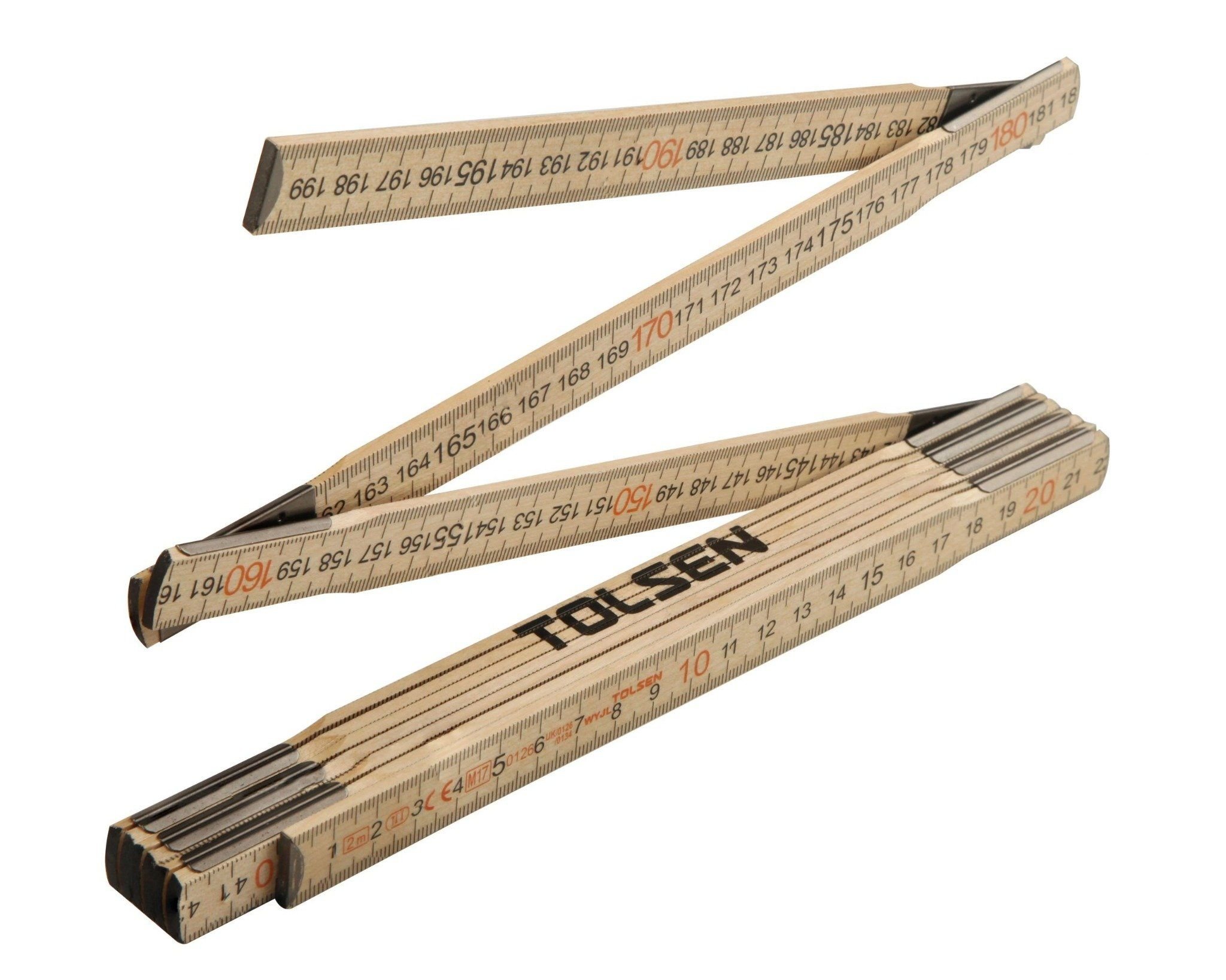 Thước xếp gỗ Tolsen 2m 35046