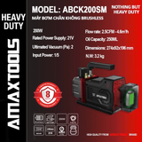 Máy hút bụi chân không Amaxtools ABCK200SM