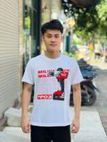 Áo thun chính hãng Milwaukee màu trắng có in họa tiết