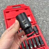 Bộ đầu khẩu siết bu lông 1/2 bộ 14 pcs Milwaukee 49-66-7014