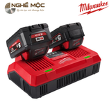 Bộ sạc nhanh khoang kép Milwaukee M18 DFC