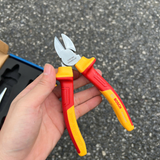 Kềm cắt cách điện VDE 160 mm trong bộ đồ nghề 7 món bosch