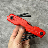Bộ tua vít lục giác gấp 5 chìa Milwaukee 48-22-2184