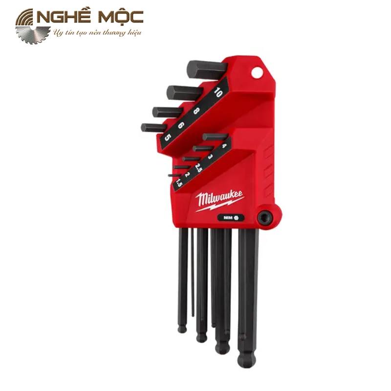 Bộ lục giác chữ L 9 mảnh Milwaukee 48-22-2186