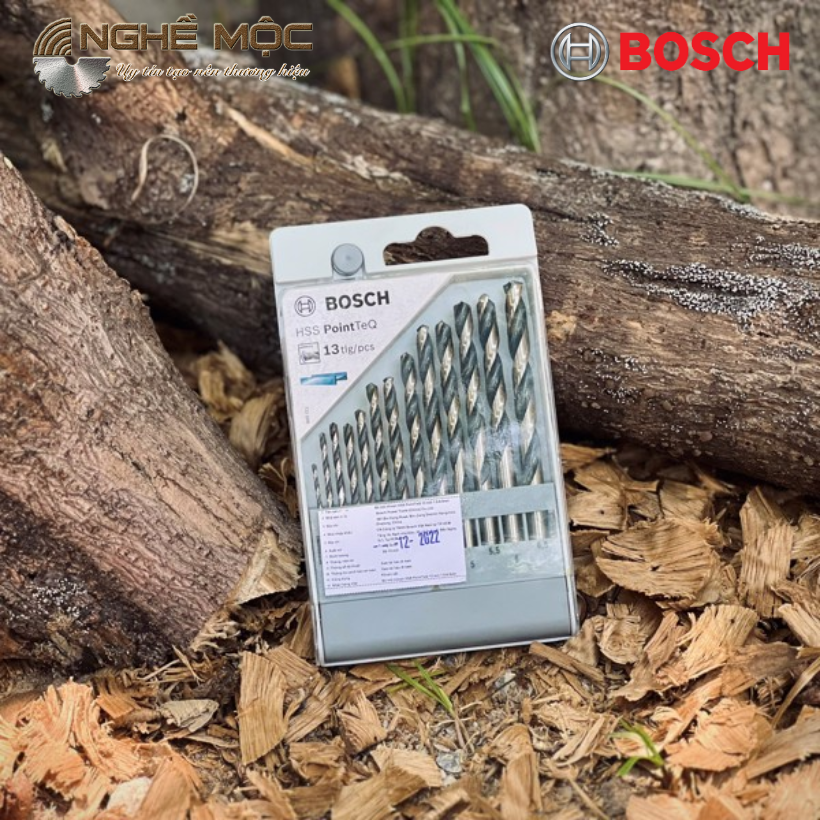 Bộ mũi khoan HSS PointTeQ 13 chi tiết 1.5-6.5mm Bosch 260...