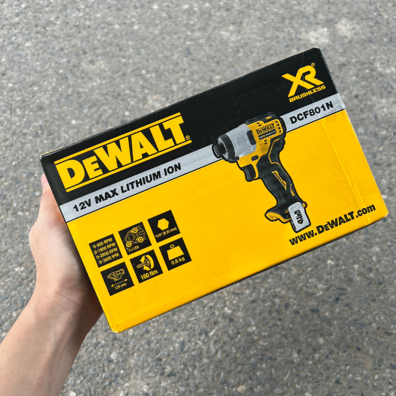 Hộp dựng máy vặn vít dùng pin DEWALT 12V DCF801N