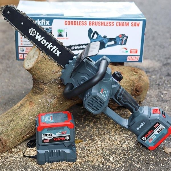 Máy cưa xích pin Workfix 12inch WF-CS12BL động cơ không c...