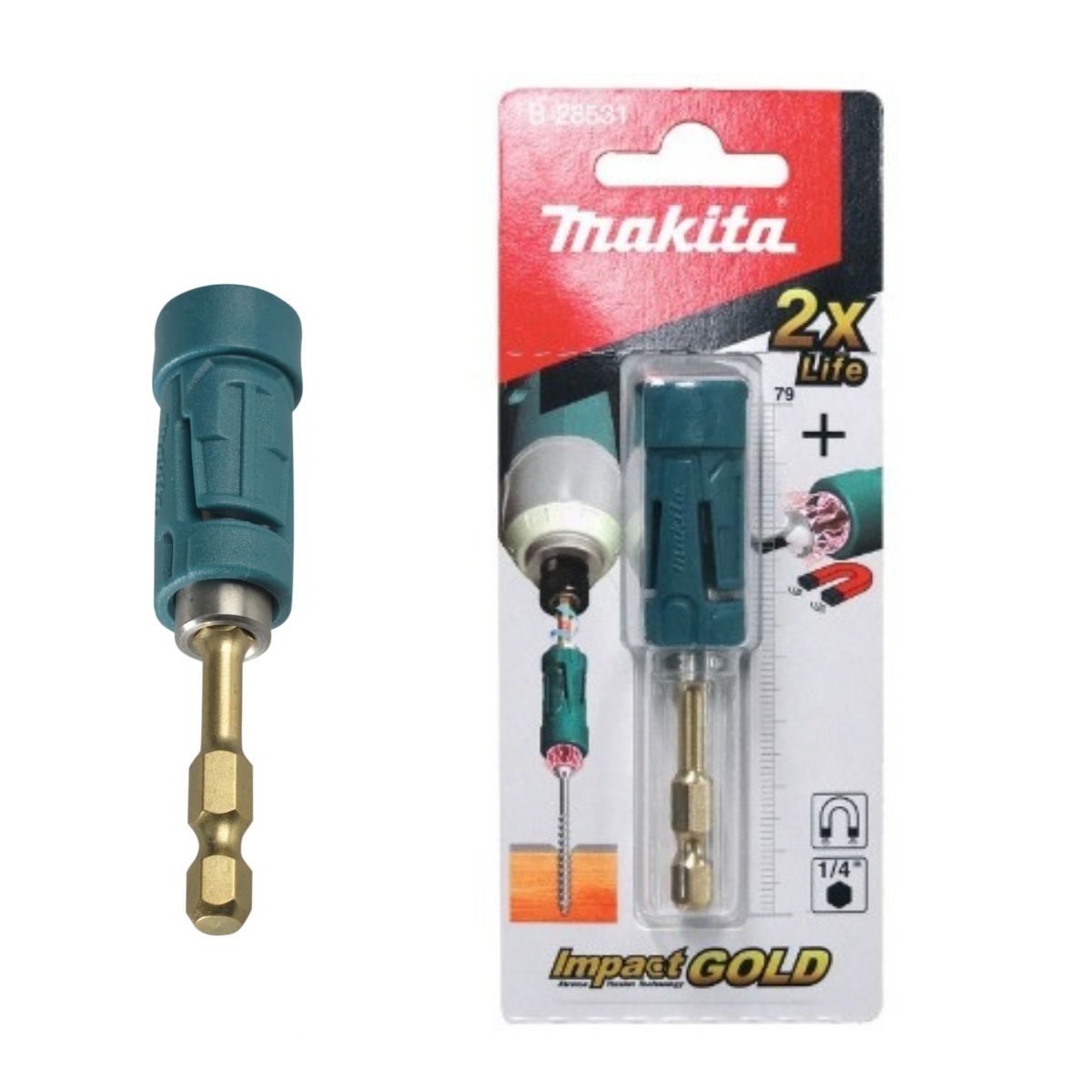 Đầu giữ mũi vót MAKITA TORSION MAG B-28531 (Chiếc)