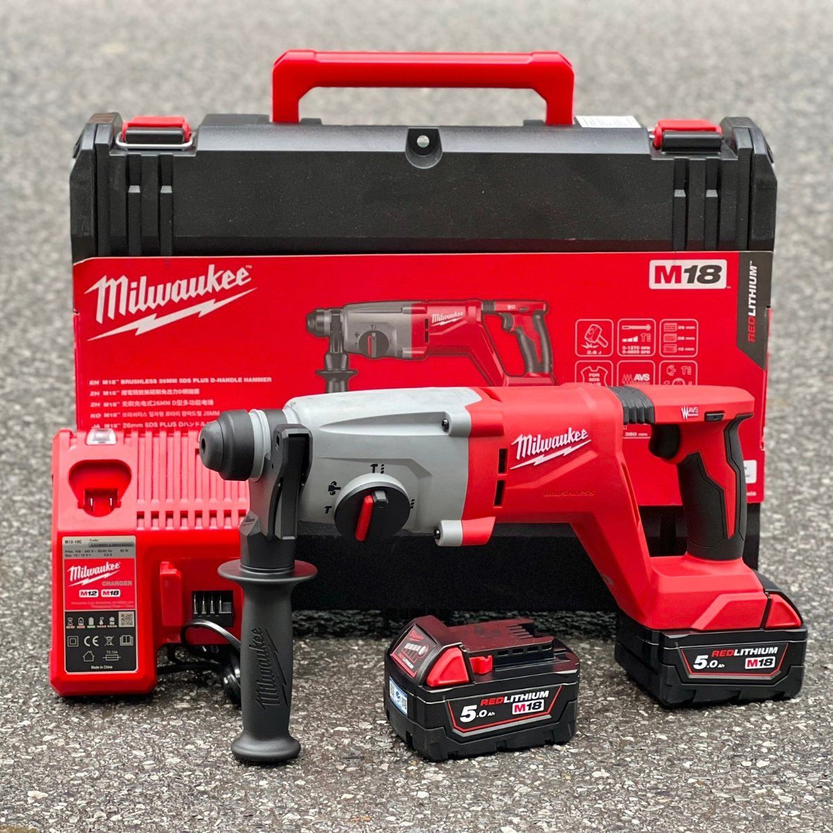 Combo máy khoan bê tông Milwaukee M18 BLHACD26