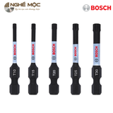 Đầu vặn vít T10. T15, T20, T25, T30 Bosch Power Bit 1 đầu ( chuôi lục giác)