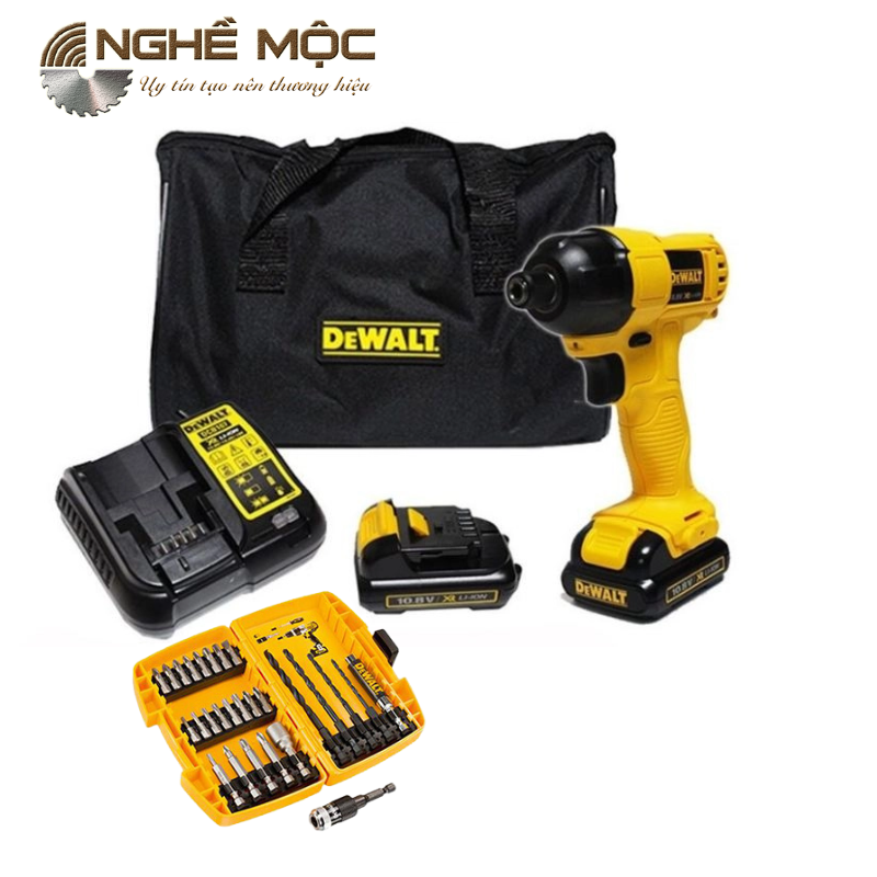 Máy khoan vặn vít động lực pin 10.8V Dewalt DCF805C2A-B1