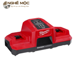 Đế sạc nhanh 2 cổng Milwaukee M18 DBSC