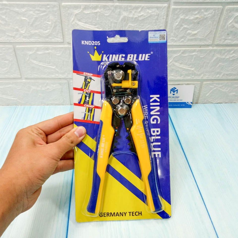 Kìm tuốt dây điện đa năng 3in1 KingBlue KND205