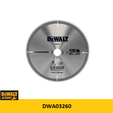 Lưỡi cắt nhôm 255mm 120T Dewalt DWA03260-B1