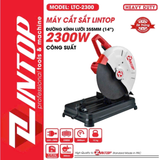 Máy Cắt Sắt Điện LINTOP 2300W mã LTC-2300 (355mm)