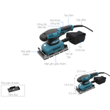 Máy chà nhám rung hình chữ nhật Makita BO3710