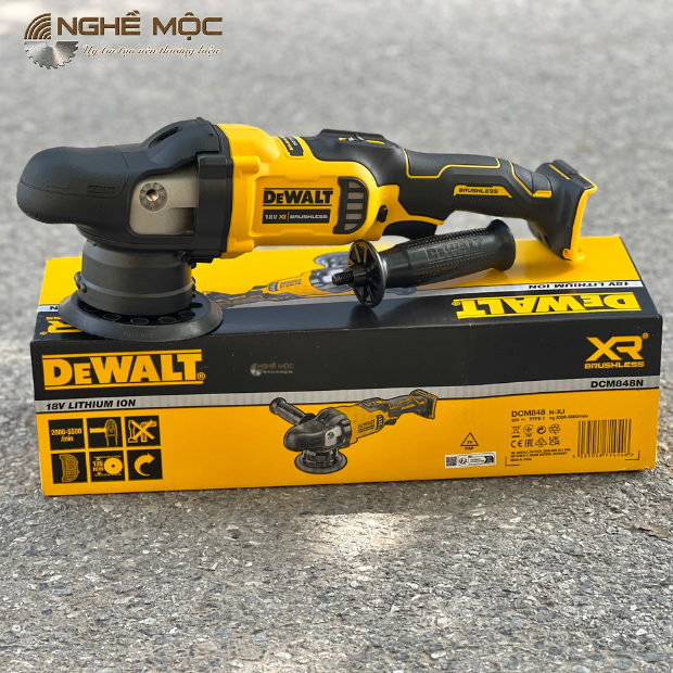 Máy đánh bóng lệch tâm Dewalt DCM848N-XJ