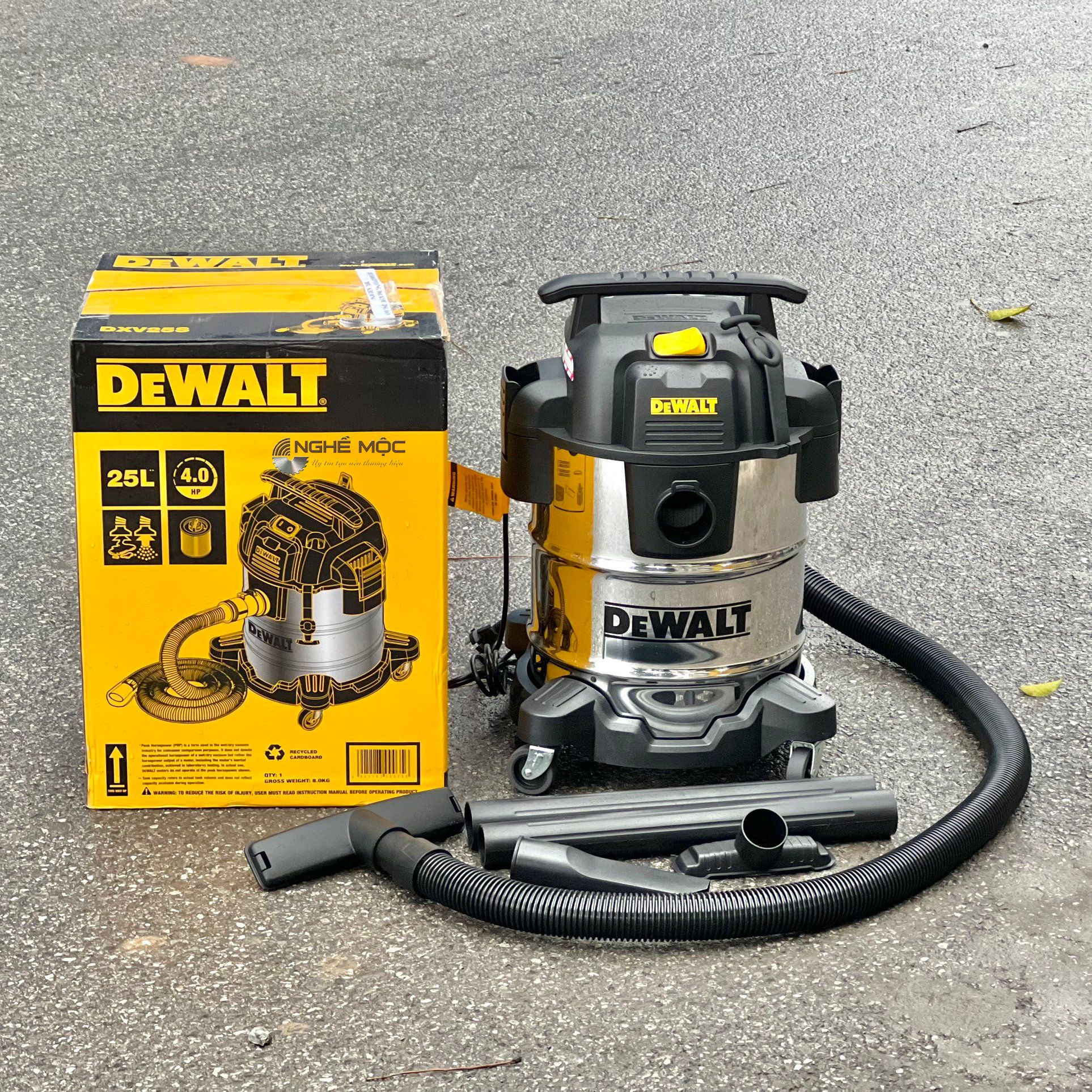 Máy hút bụi 3 chức năng khô và ướt DXV25S DeWalt