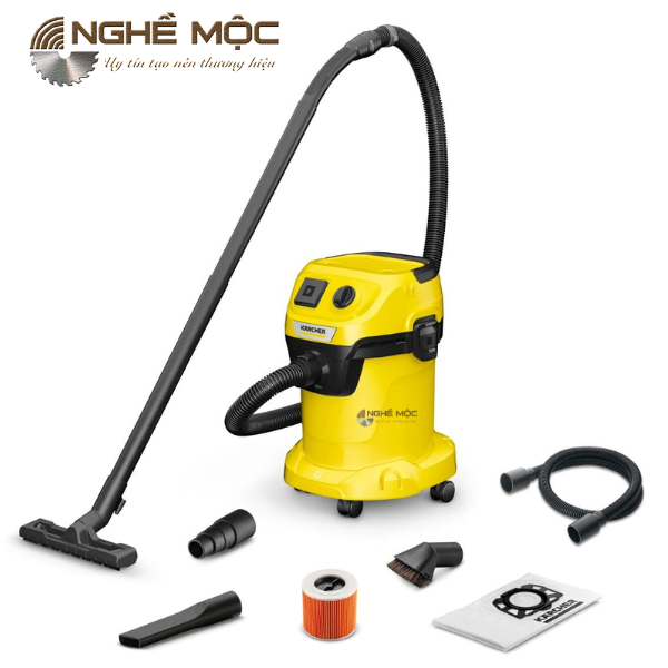 Máy hút bụi khô ướt Karcher WD 3 P V-17/4/20 mã 1.628-175.0