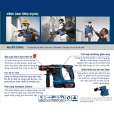 Máy khoan búa dùng pin Bosch GBH 18V-22 X