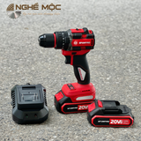 Máy khoan pin 20V đầu 10 có búa SFUNPRO S20BL6810R