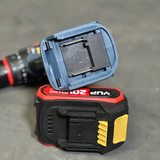 chân pin Máy khoan Pin 20V đầu 13 có búa YUP YP20-DR13M