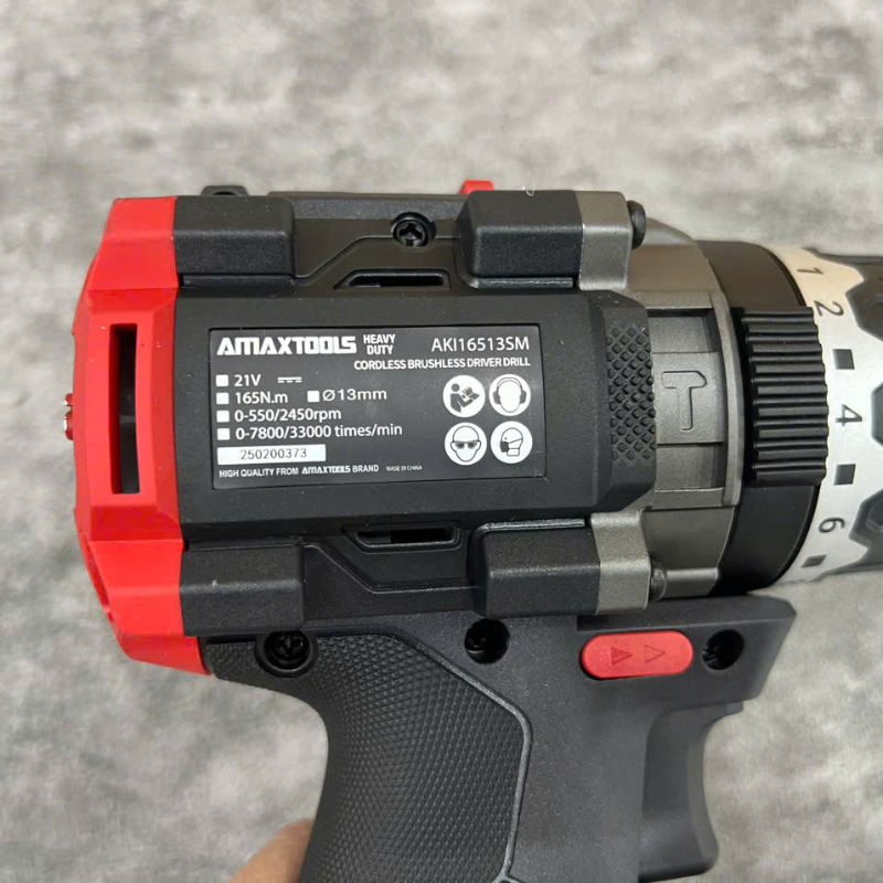 Thông số kỹ thuật máy khoan pin 3 chức năng 21V Amaxtools AKI16513SM