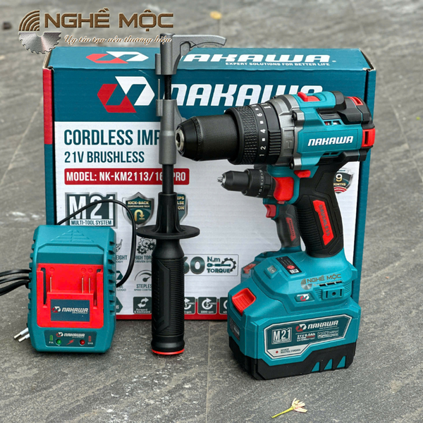 Máy khoan pin 3 chức năng NAKAWA NK-KM2113/160PRO
