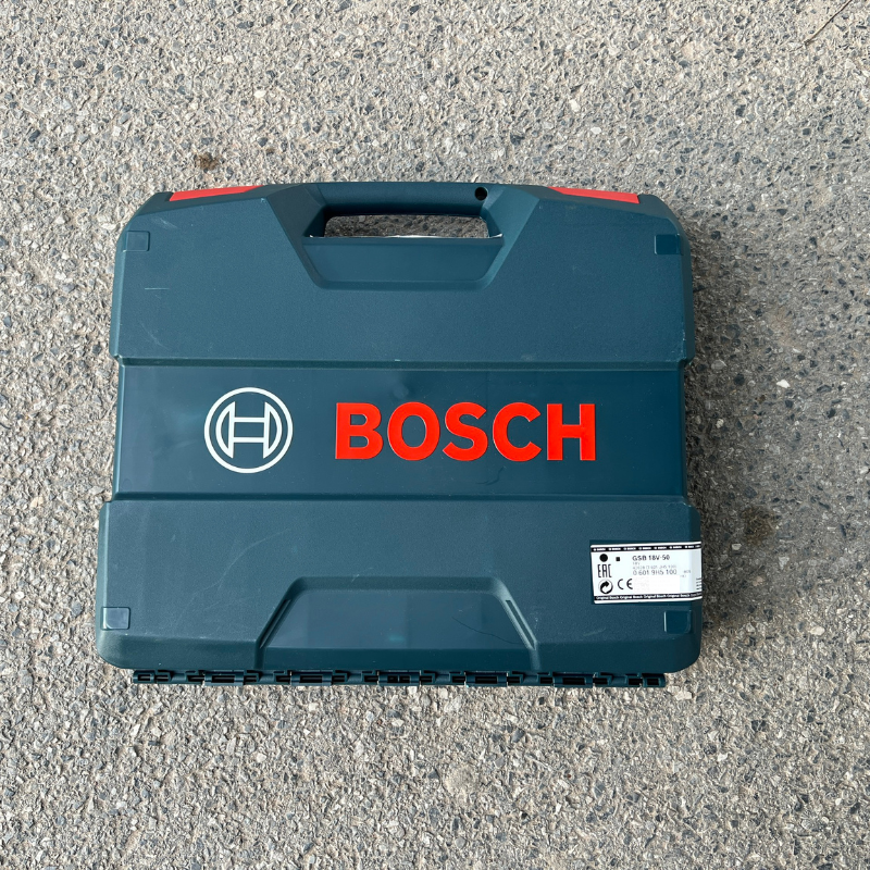 Thùng đựng bằng nhựa đựng máy khoan pin Bosch GSB 18V-50 tiện lợi
