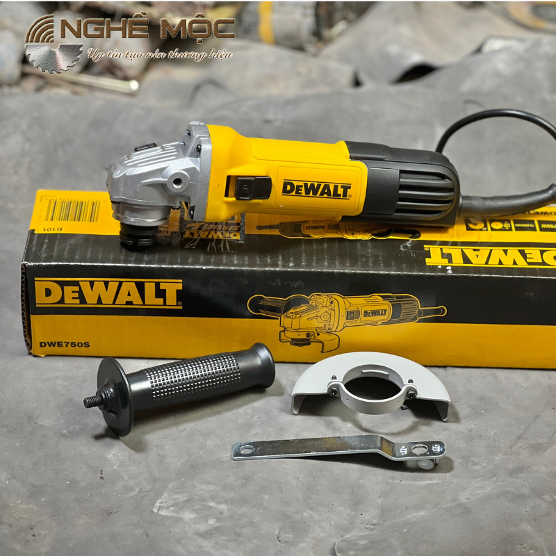 Máy mài góc cầm tay dùng pin Dewalt DWE750S-B1(Công tắc h...