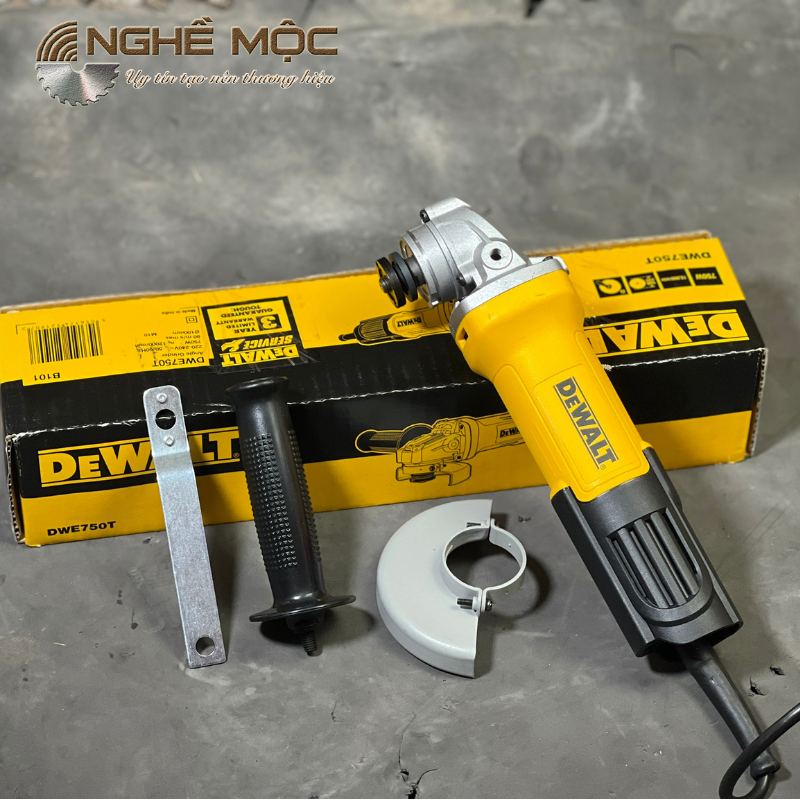 Máy mài góc cầm tay dùng pin Dewalt DWE750T-B1(Công tắc đ...