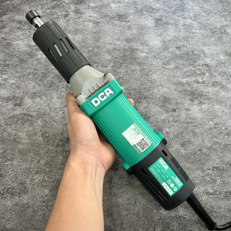 Máy mài khuôn 400W DCA ASJ02-25 có kích thước phần tay cầm  vừa vặn