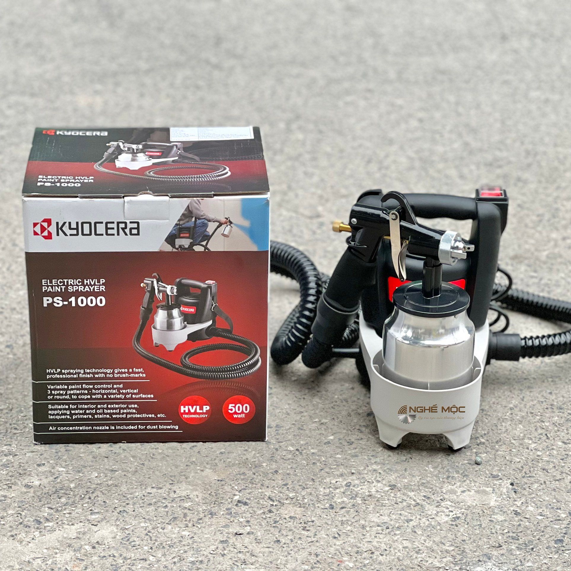 Máy Phun Sơn Cầm Tay 500W Kyocera PS-1000
