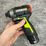 Máy vặn vít động lực dùng pin Li-ion 12V Worx Green WU132