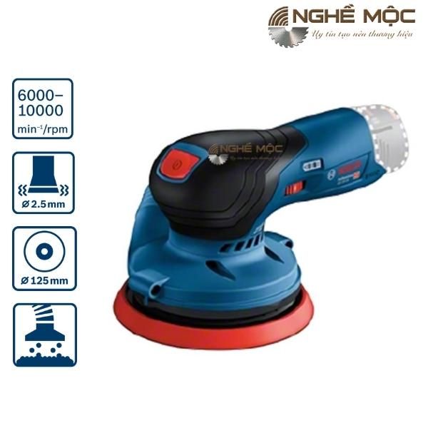 Máy chà nhám rung tròn dùng pin Bosch GEX 12V-125