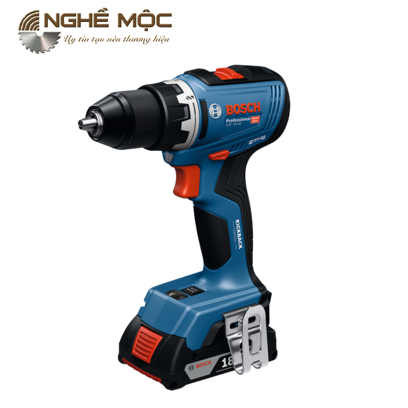 Máy khoan vặn vít pin 18V Bosch GSR 18V-65