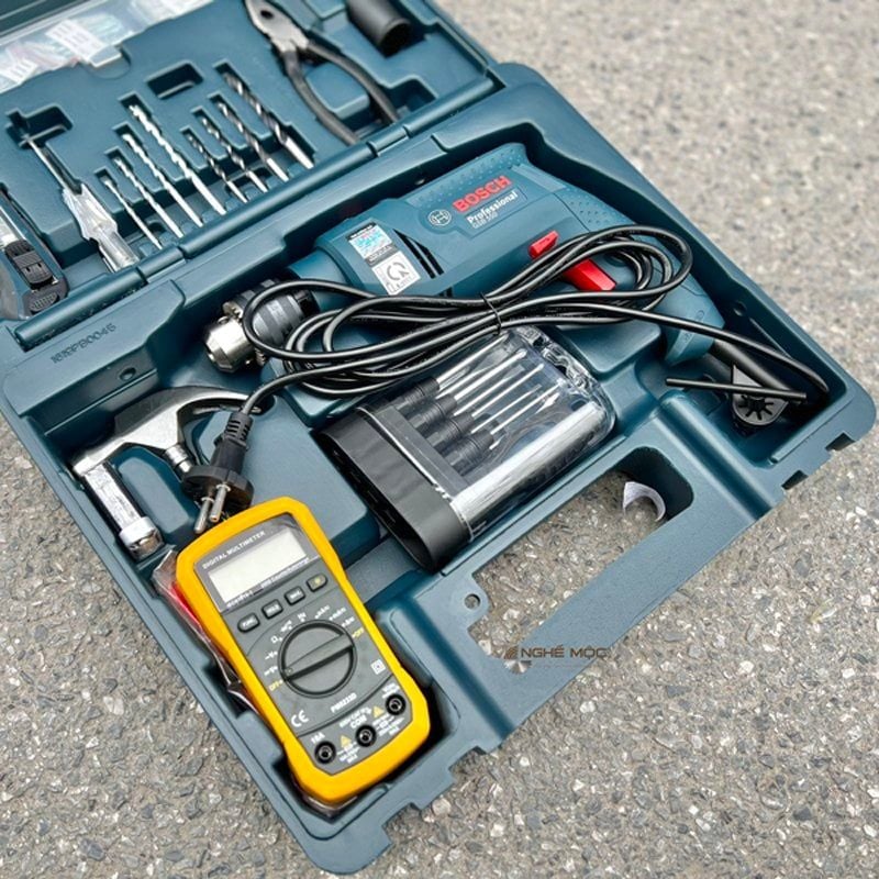 Máy khoan động lực Bosch GSB 550 (80 món)