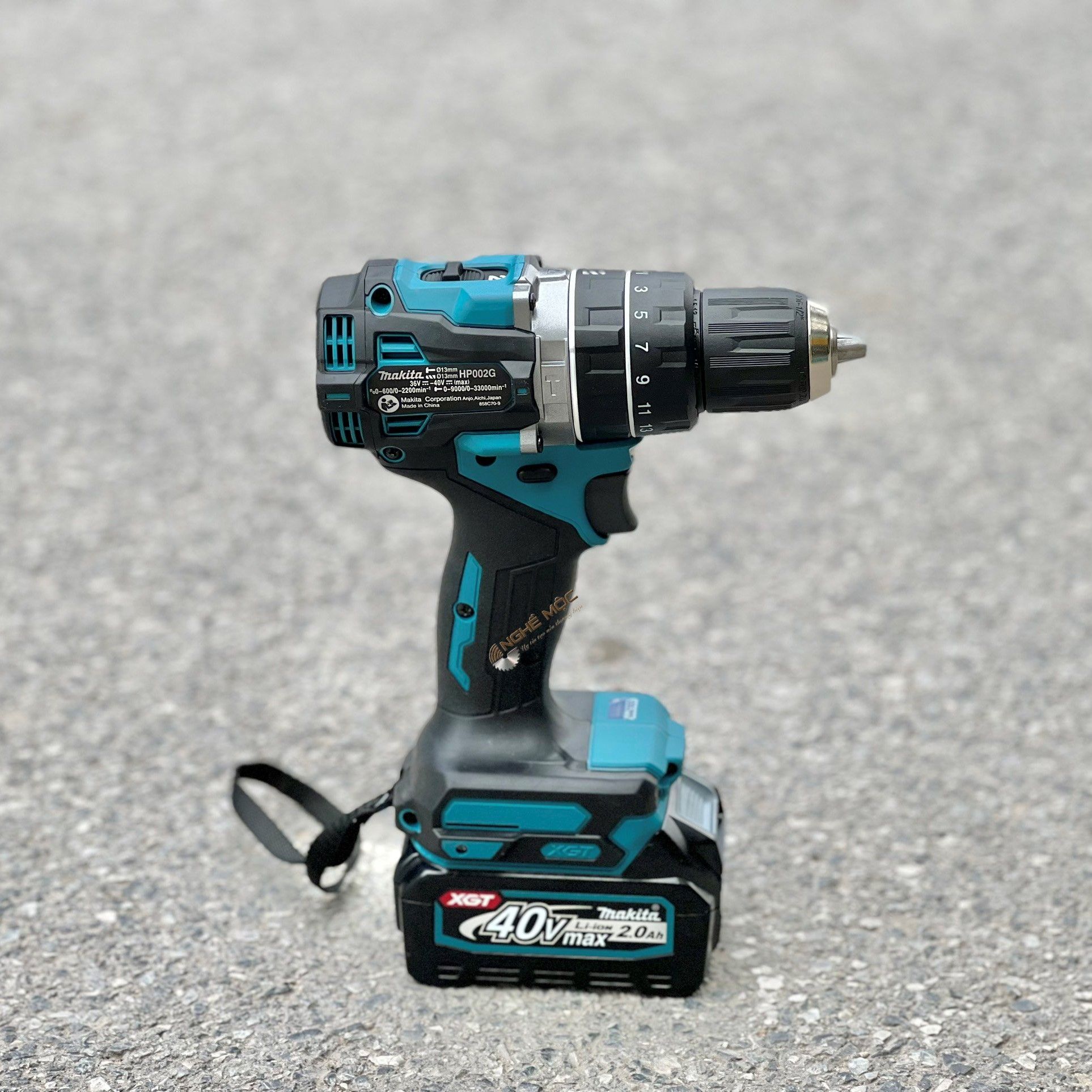 M y khoan ng l c d ng pin 40V Max Makita HP002GZ mochaiphat