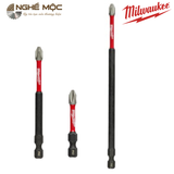 Bộ cả 3 Mũi vít Milwaukee 1 đầu PH2 (USA)